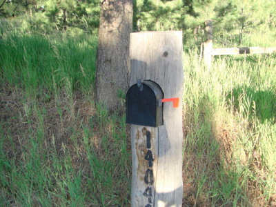 Secure Mailbox in Post, Black Forest.
